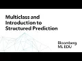 24 Multiclass and Introduction to Structured Prediction