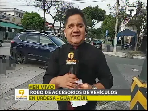 Robo de accesorios de vehículos en Urdesa - Guayaquil