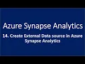 14 Create External Data source in Azure Synapse Analytics