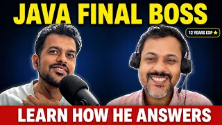 12 Years Experienced Java Developer Mock Interview Senior Java Interview Questions
