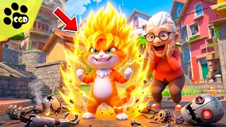 I Became SUPER SAIYAN To Protect GRANNY! - I Am Cat