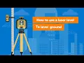 How to Use a Laser Level to Level Ground