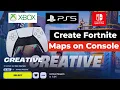 How to create maps on console with Fortnite Creative In-Game FN Creative Mode for PS Xbox Switch
