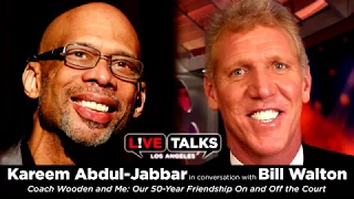 Kareem Abdul-Jabbar in conversation with Bill Walton at Live Talks Los Angeles