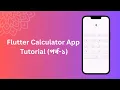 Flutter Calculator App Tutorial -