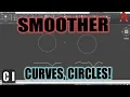 AutoCAD How to Smooth Curves Circles Polylines - Easy Fix Viewres Command 2 Minute Tuesday