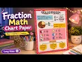 I Finally Made the Long FRACTIONS Math Chart Paper Easy School Project