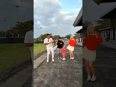 🥰mommy papa joget disamping airport banyuwangi, jasmint rich shine asekkk sendiri