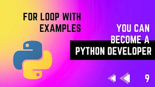 For Loop with examples Part 1 in Tamil Python Tutorial Series Error Makes Clever Academy