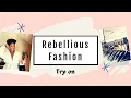 Try on Haul Rebellious fashion Zenra Blue - An Author s World