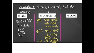 Unit 2 Notes 1 Functions and Function Notation