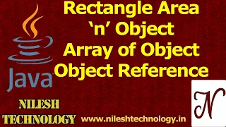 Java Program Classes and Object Rectangle Area