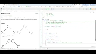 100 Same Tree leetcode java solution