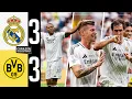 Download Lagu Kroos \u0026 Raúl score at the Bernabéu! | Real Madrid Leyendas 3-3 Borussia Dortmund Legends
