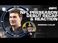 Reflecting on Fernando Mendoza and Drew Allar s NFL preseason debuts Get Up