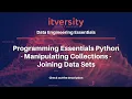 Programming Essentials Python - Manipulating Collections