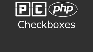 PHP beginners tutorial 45 - checkboxes