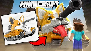I Turned YOUR Drawings into Minecraft Mobs!