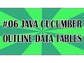 Java Cucumber Tutorial 06 Scenario Outline Data Tables QAShahin