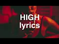 Download Lagu Dua Lipa - High (Lyrics)