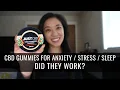 JUSTCBD GUMMIES REVIEW FOR ANXIETY STRESS SLEEP