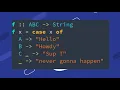 Learn Haskell Pattern Matching in 8 minutes Case Statements Function Heads Guards