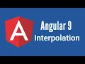 Angular 9 tutorial in Hindi what is Interpolation