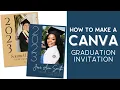 How to Make a Graduation Invitation in Canva