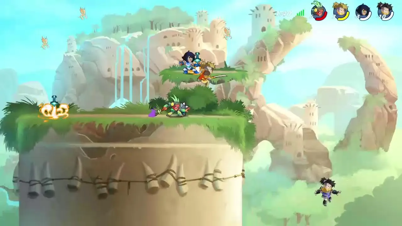 Brawhalla training with queen nai combos