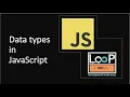 Datatypes All 8 data types in JavaScript 2020