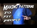 Leather pattern making for shoulder holster straps and tips to make patterns for armor and garments