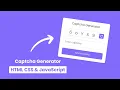 Build a Custom Captcha Generator from Scratch