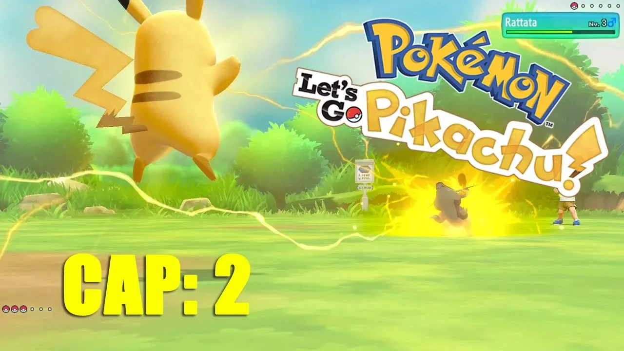 Primeras Batallas Pokemon - Pokemon Lets Go Pikachu Capitulo 2
