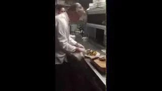Chef Albert Bouchard using SteakMeister Gas Grill 1 500 F