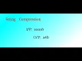 String Compression HackerRank