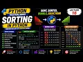 Python Sorting sort sorted Bubble Sort Selection Sort Lecture 16