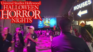 HHN CROWDS at Universal Studios Hollywood 🎃