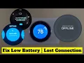 NEST Thermostat Low Battery Lost Connection Your Thermostat Needs to Shut Down to Save Power