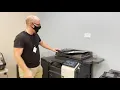 Sending a Fax on the Self-Service Copier