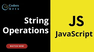 17 String Operations Practical JavaScript Tutorial for Beginners Web Development Lecture 17