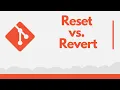 GIT Qual a diferenca entre git reset e git revert
