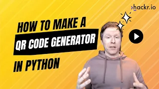 Build a Python QR Code Generator with GUI Full Walkthrough