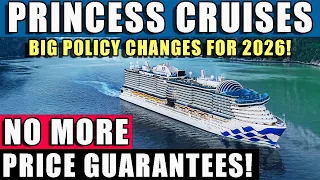 Princess Cruises BIG Changes Explained Deposits Insurance Best Price Guarantee ENDS