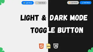 Build a Mode Toggle with HTML CSS and JavaScript Step-by-Step Tutorial