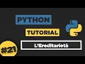 Python Tutorial ITA L Ereditarieta