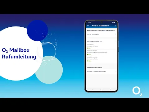 o2 Mailbox - Rufumleitungen