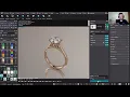 How To Create A Cathedral Solitaire Ring - MatrixGold Tutorial