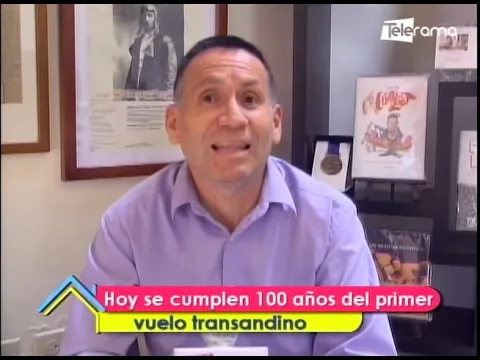 Elia Liut fue el piloto que completó la hazaña por el centenario de Cuenca