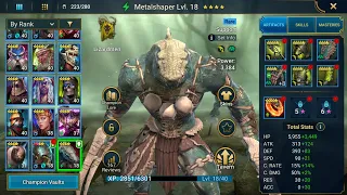 Let s Play RAID SHADOW LEGENDS DAY 206 METALSHAPER Android Gameplay