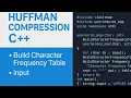Huffman Compression in C - Live Coding and Explanation